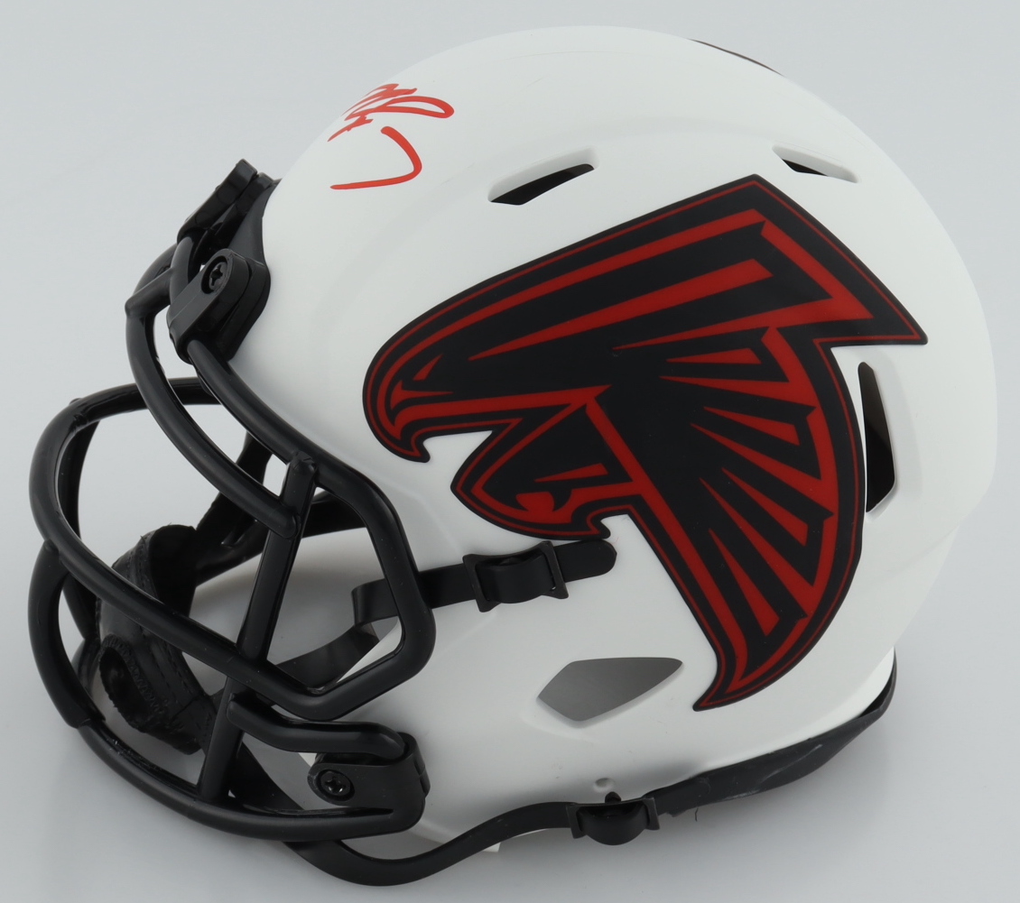 Michael Vick Signed Falcons Lunar Eclipse Alternate Speed Mini Helmet (JSA) at PristineAuction.com Michael Vick Signed Falcons Lunar Eclipse Alternate Speed Mini Helmet (JSA) at PristineAuction.com