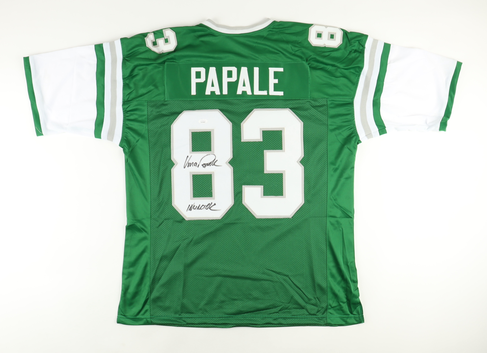 Vince Papale Signed Jersey Inscribed "Invincible" (JSA) at PristineAuction.com Vince Papale Signed Jersey Inscribed "Invincible" (JSA) at PristineAuction.com