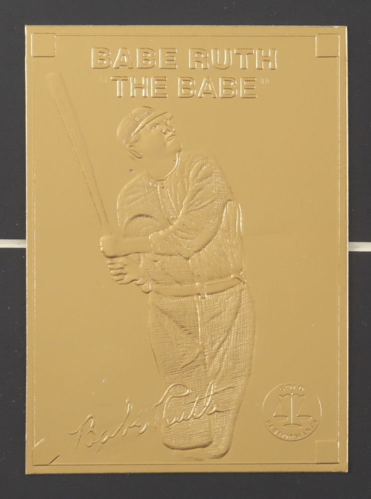 thumbnail image 2 of Babe Ruth 1933 Goudey 23KT Gold Card #53 Rookie Reprint - New York Yankees 2 of 5