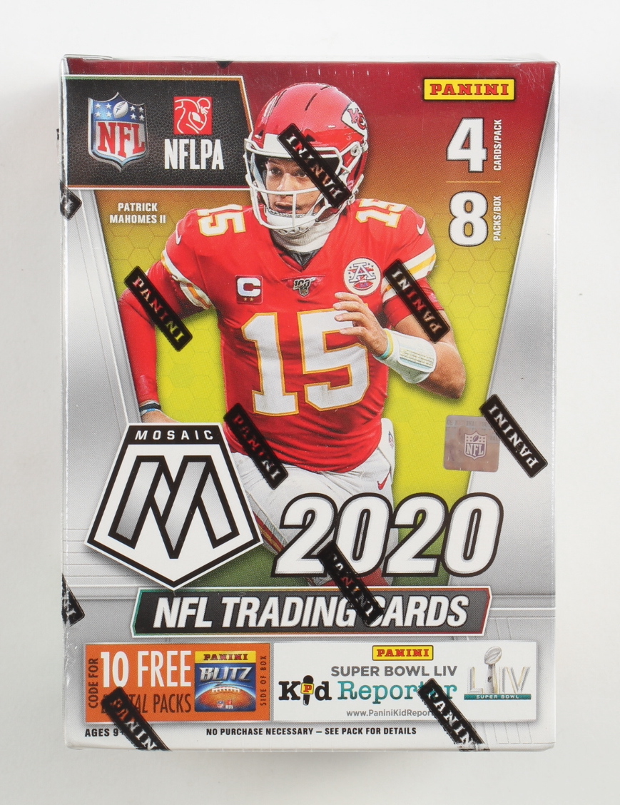 2020 Panini Mosaic Football Blaster Box with (8) Packs at PristineAuction.com 2020 Panini Mosaic Football Blaster Box with (8) Packs at PristineAuction.com
