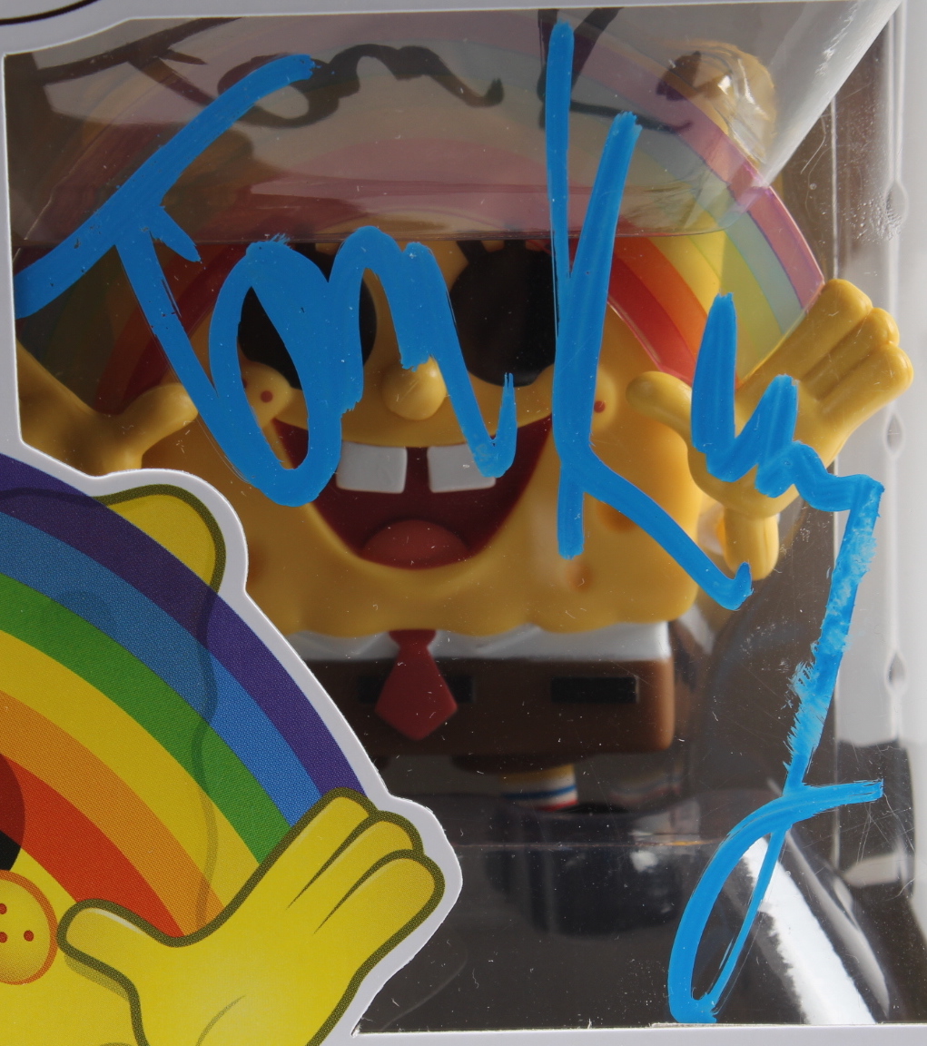 Tom Kenny Signed "SpongeBob SquarePants" #558 Funko Pop! Vinyl Figure (Beckett) at PristineAuction.com Tom Kenny Signed "SpongeBob SquarePants" #558 Funko Pop! Vinyl Figure (Beckett) at PristineAuction.com