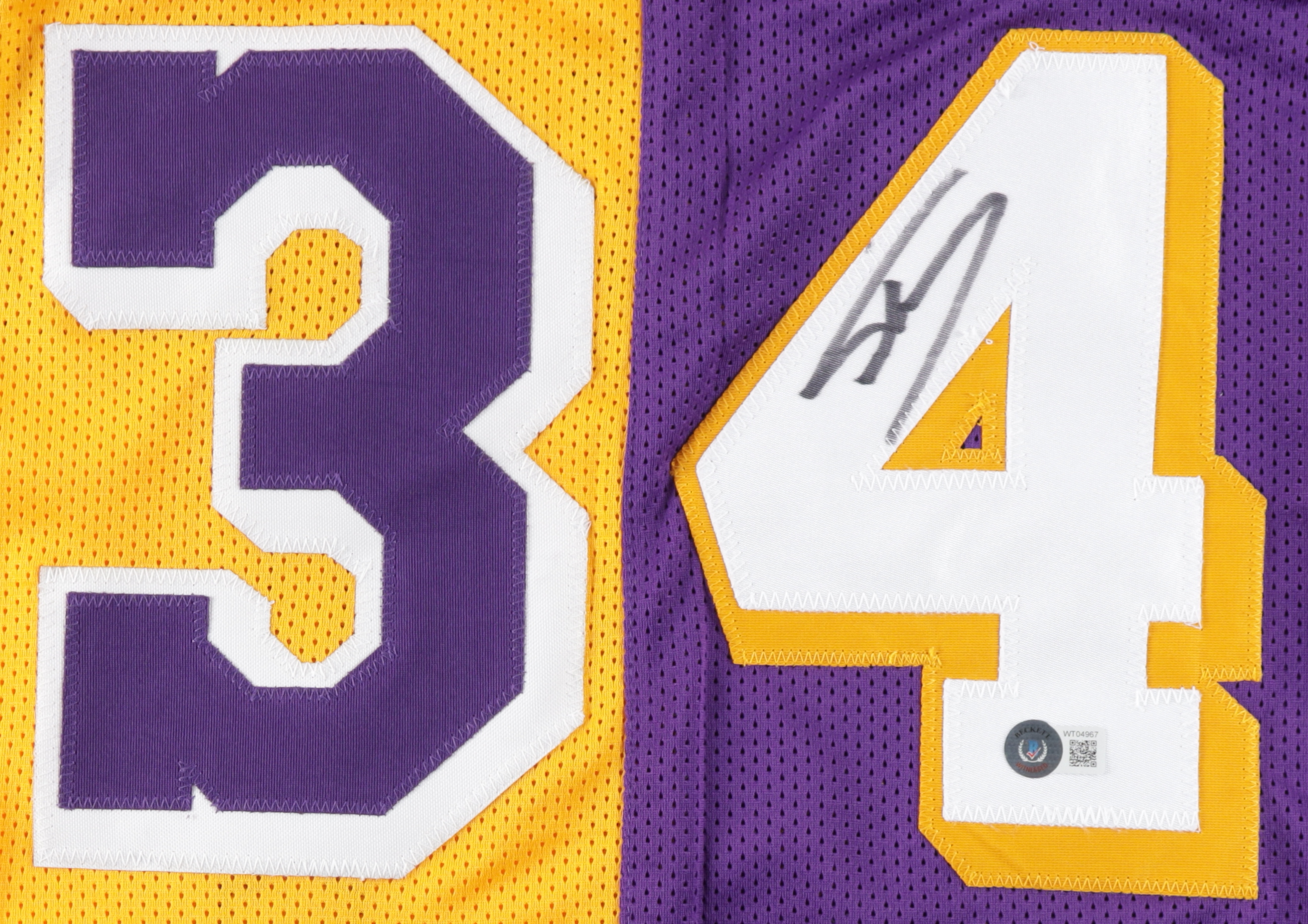 Shaquille O'Neal Signed Jersey (Beckett) at PristineAuction.com Shaquille O'Neal Signed Jersey (Beckett) at PristineAuction.com