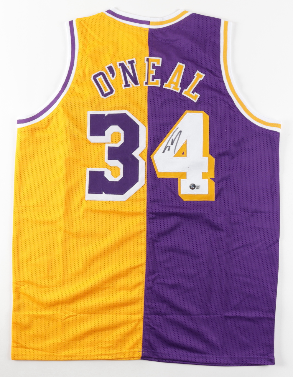 Shaquille O'Neal Signed Jersey (Beckett) at PristineAuction.com Shaquille O'Neal Signed Jersey (Beckett) at PristineAuction.com
