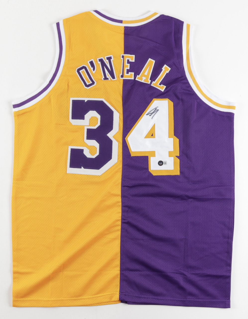 Shaquille O'Neal Signed Jersey (Beckett) at PristineAuction.com Shaquille O'Neal Signed Jersey (Beckett) at PristineAuction.com