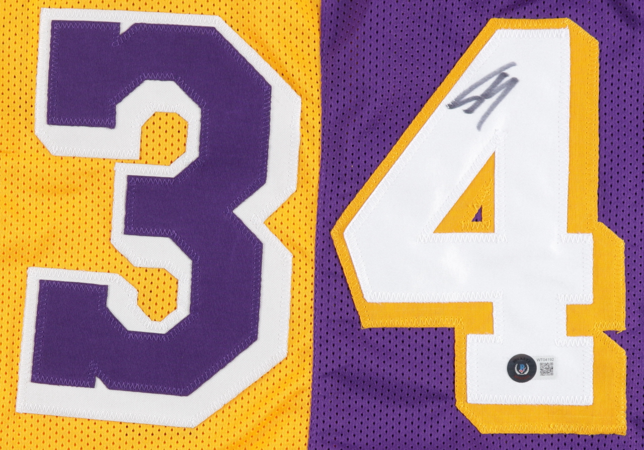 Shaquille O'Neal Signed Jersey (Beckett) at PristineAuction.com Shaquille O'Neal Signed Jersey (Beckett) at PristineAuction.com