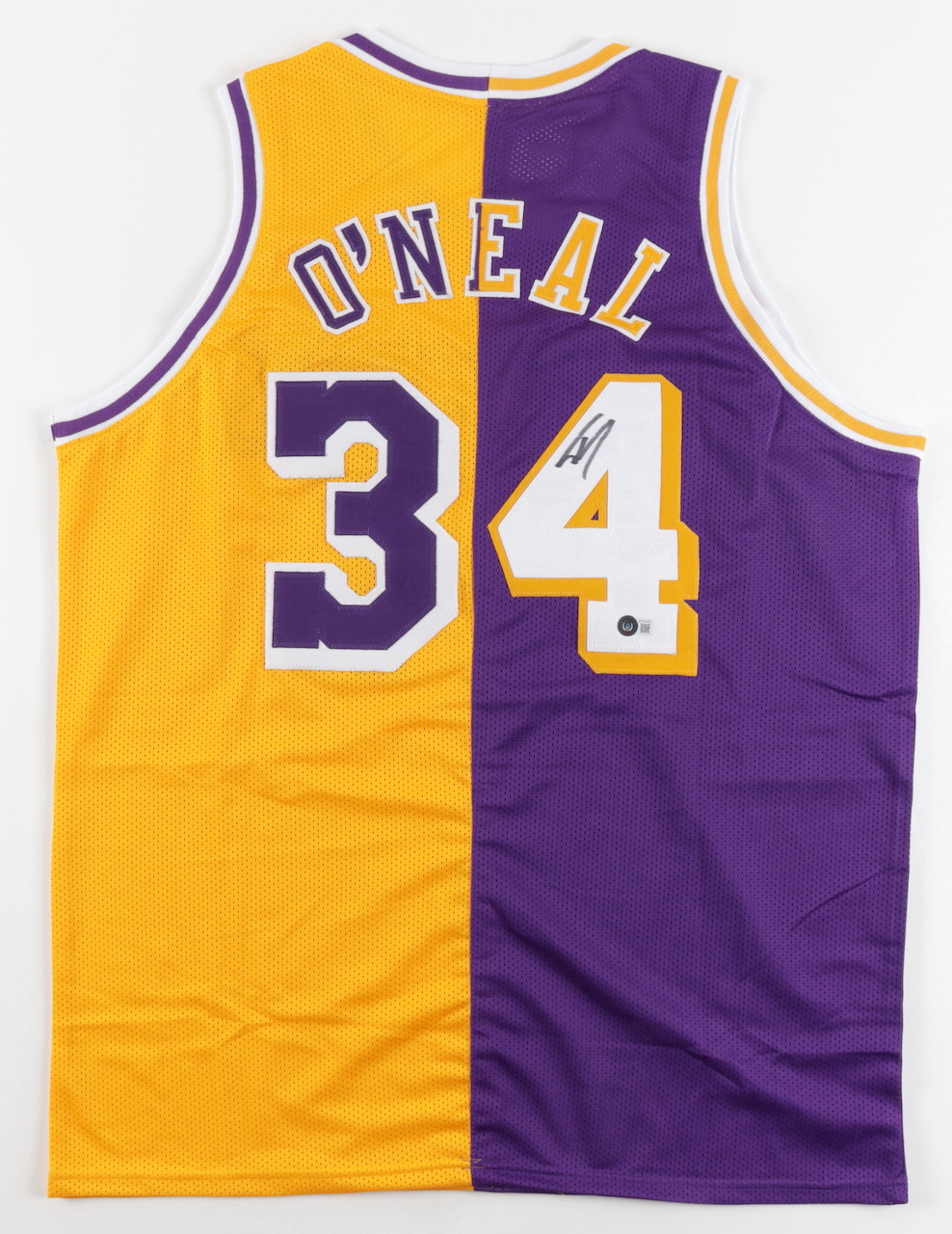 Shaquille O'Neal Signed Jersey (Beckett) at PristineAuction.com Shaquille O'Neal Signed Jersey (Beckett) at PristineAuction.com