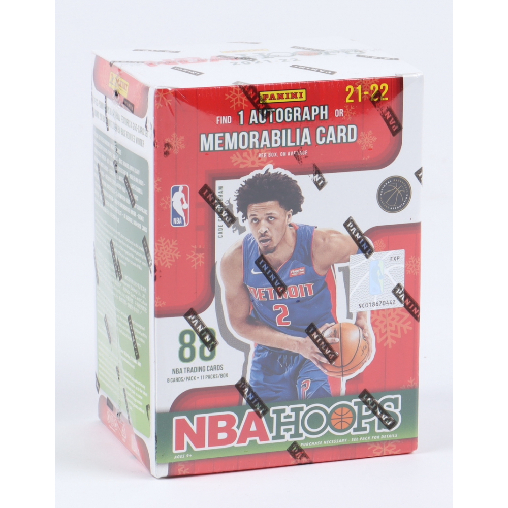 2021-22 Panini NBA Hoops Winter Basketball Blaster Box with (11 ...