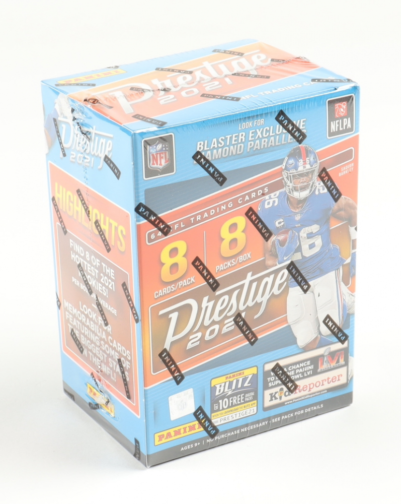 2021 Panini Prestige Football Blaster Box with (8) Packs at PristineAuction.com 2021 Panini Prestige Football Blaster Box with (8) Packs at PristineAuction.com