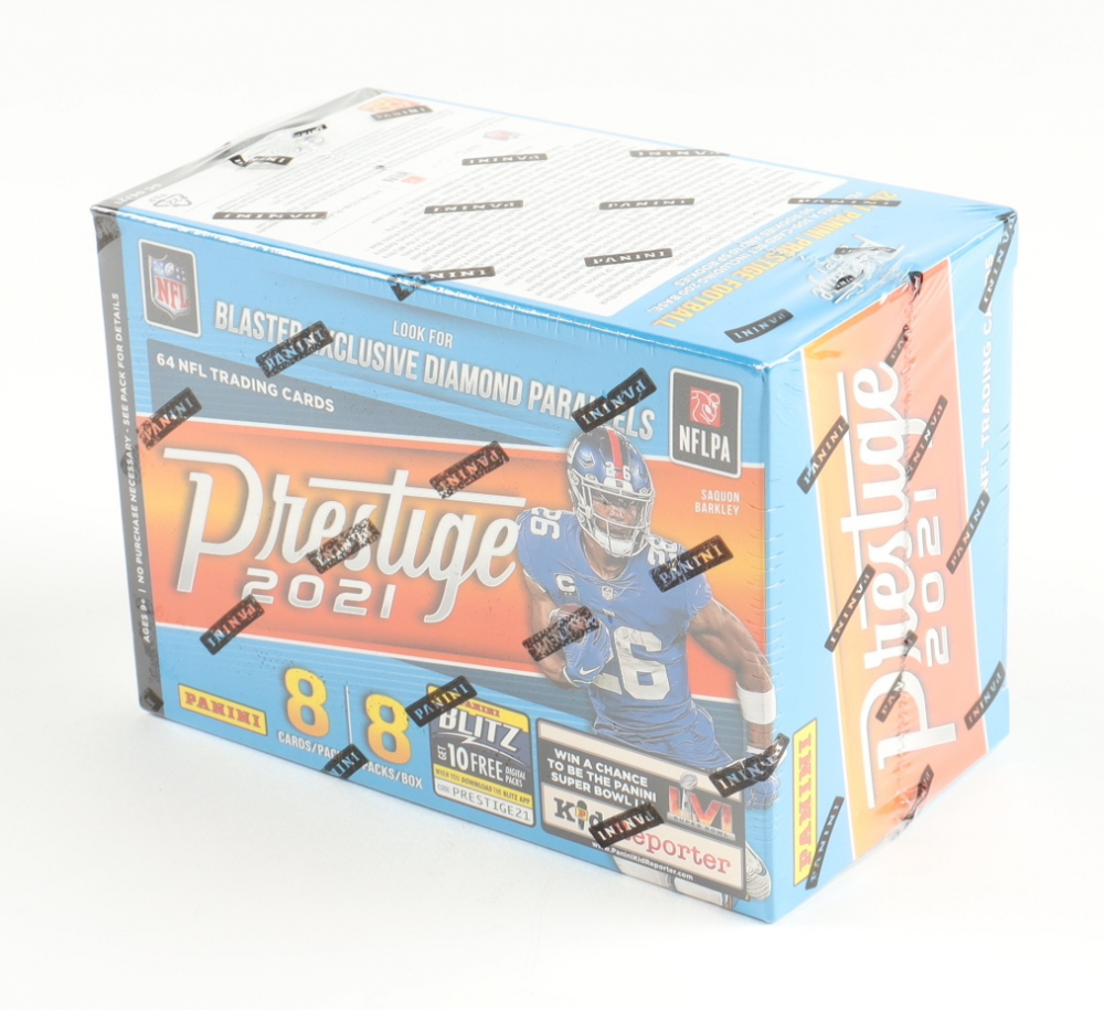 2021 Panini Prestige Football Blaster Box with (8) Packs at PristineAuction.com 2021 Panini Prestige Football Blaster Box with (8) Packs at PristineAuction.com