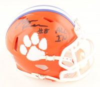 Justyn Ross Signed Clemson Tigers Speed Mini Helmet Inscribed "All In" (Beckett) at PristineAuction.com