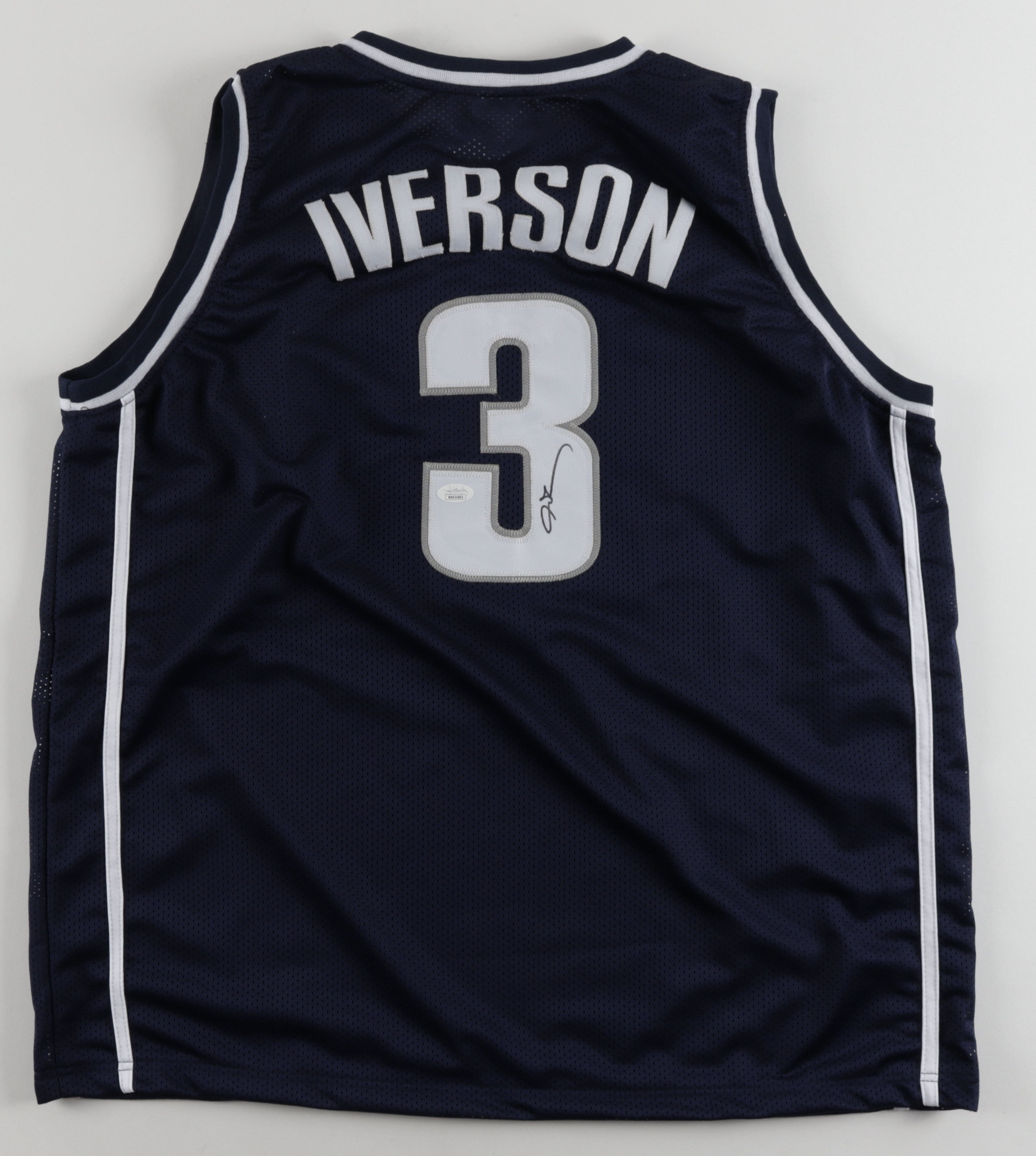 Allen Iverson Signed Jersey (JSA) at PristineAuction.com Allen Iverson Signed Jersey (JSA) at PristineAuction.com