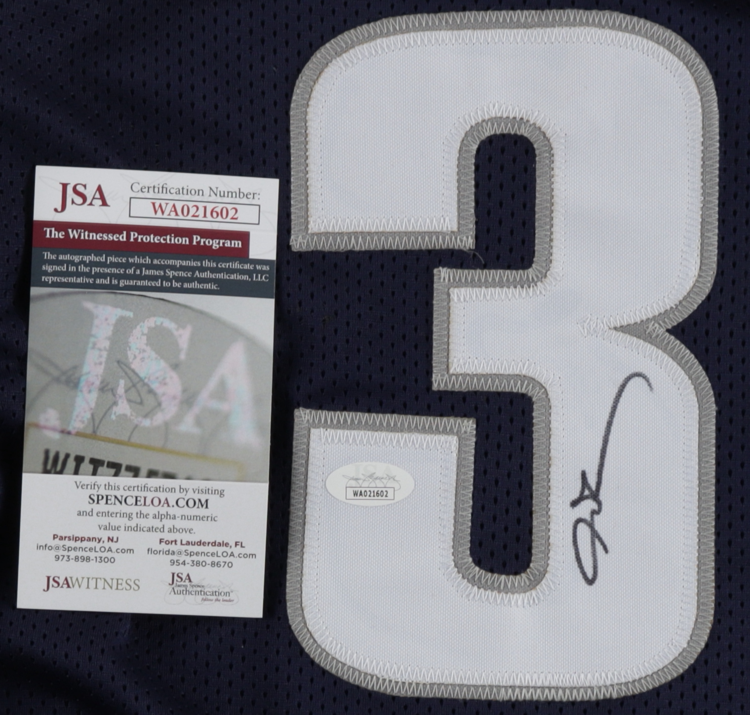 Allen Iverson Signed Jersey (JSA) at PristineAuction.com Allen Iverson Signed Jersey (JSA) at PristineAuction.com