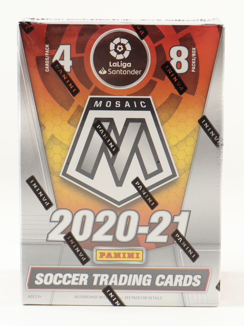 2020-21 Panini Mosaic La Liga Soccer Blaster Box with (8) Packs at PristineAuction.com 2020-21 Panini Mosaic La Liga Soccer Blaster Box with (8) Packs at PristineAuction.com