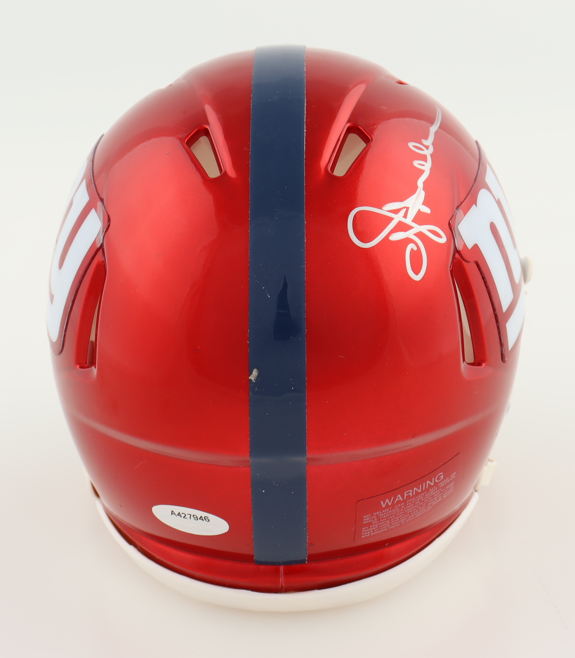 Ottis Anderson Signed Giants Flash Alternate Speed Mini Helmet (Schwartz) at PristineAuction.com Ottis Anderson Signed Giants Flash Alternate Speed Mini Helmet (Schwartz) at PristineAuction.com