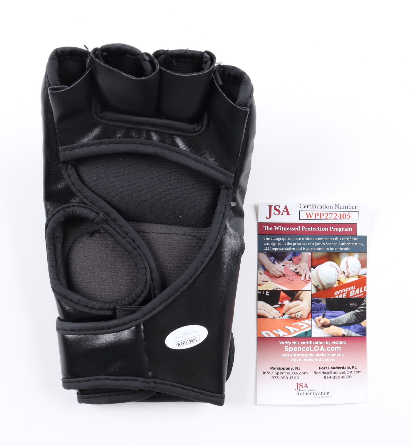 Jorge Masvidal Signed UFC Glove (JSA) at PristineAuction.com Jorge Masvidal Signed UFC Glove (JSA) at PristineAuction.com