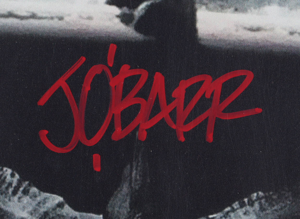 James O'Barr Signed "The Crow" 27x40 Movie Poster Inscribed "Victims..Aren't We All" (JSA) at PristineAuction.com James O'Barr Signed "The Crow" 27x40 Movie Poster Inscribed "Victims..Aren't We All" (JSA) at PristineAuction.com