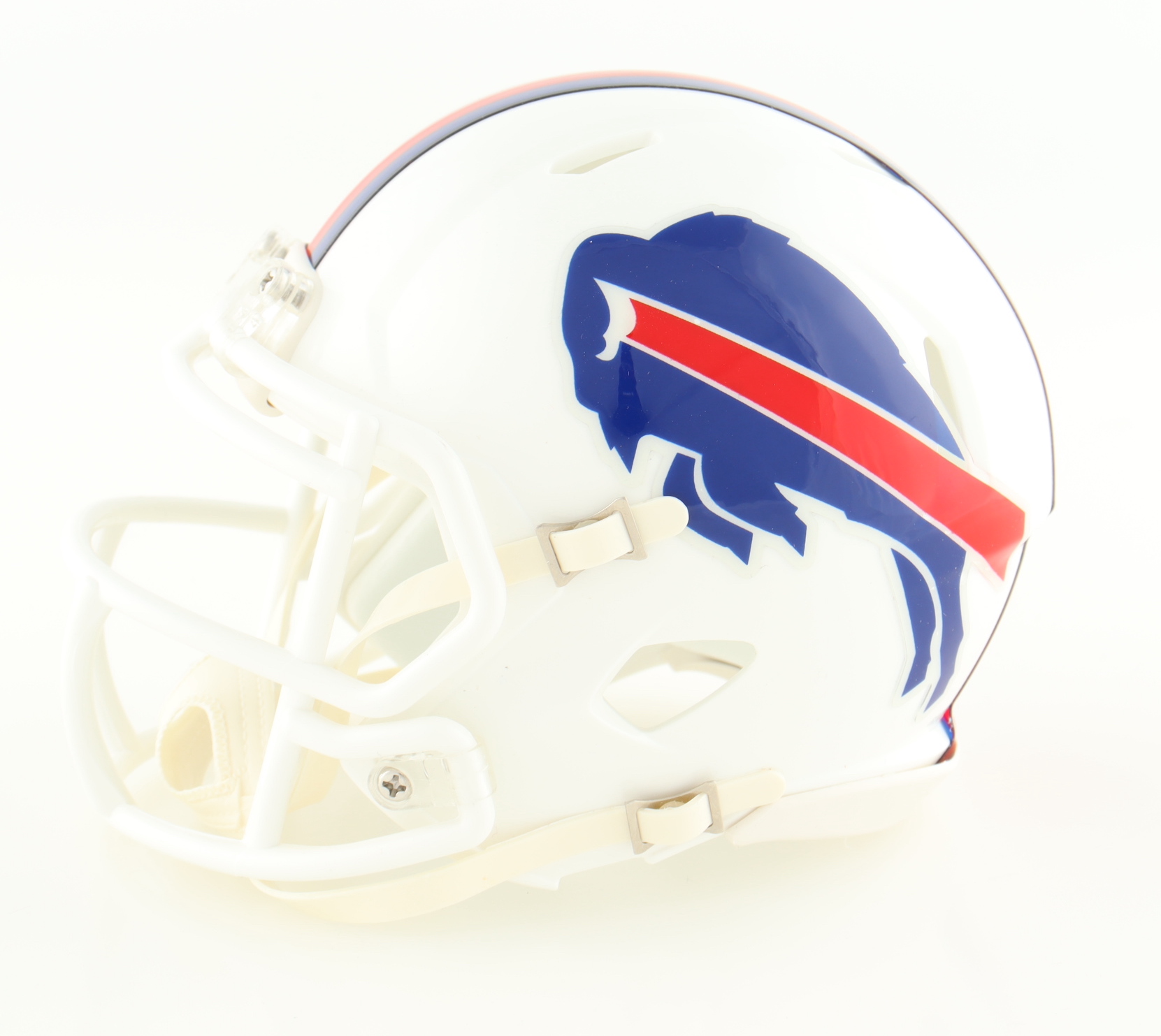 Steve Tasker Signed Bills Speed Mini Helmet (TSE) at PristineAuction.com Steve Tasker Signed Bills Speed Mini Helmet (TSE) at PristineAuction.com