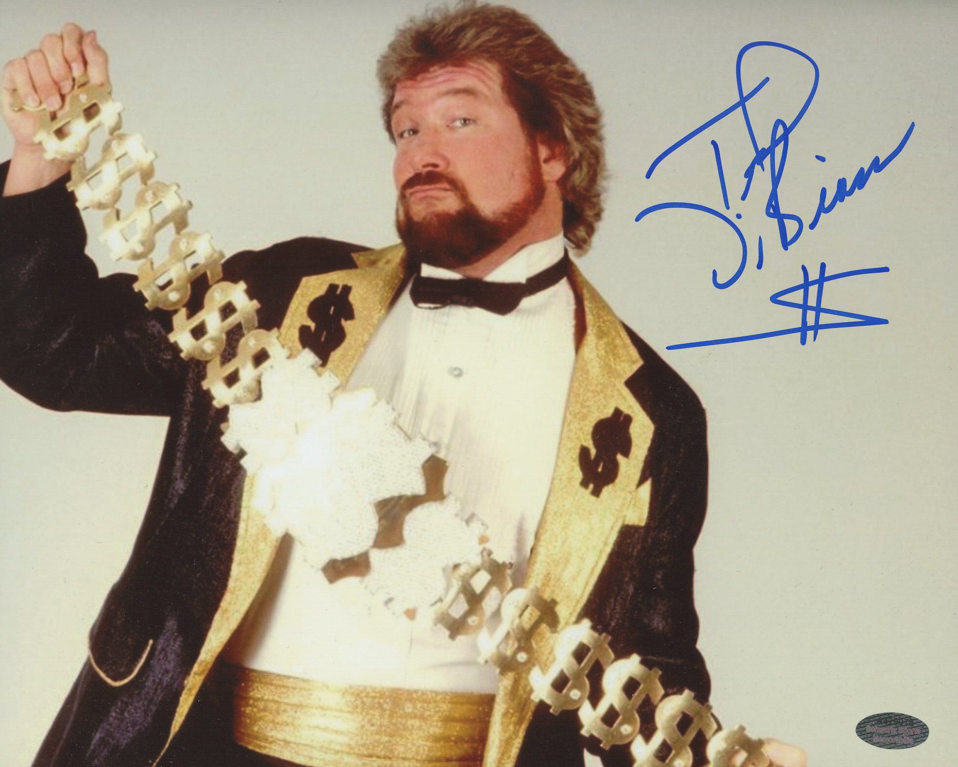 Ted DiBiase Signed WWE 8x10 Photo (Schwartz) at PristineAuction.com Ted DiBiase Signed WWE 8x10 Photo (Schwartz) at PristineAuction.com