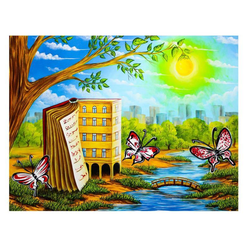 Eugene Poliarush Signed "Unique Building" 30x40 Original Oil Painting on Canvas (PA) at PristineAuction.com Eugene Poliarush Signed "Unique Building" 30x40 Original Oil Painting on Canvas (PA) at PristineAuction.com