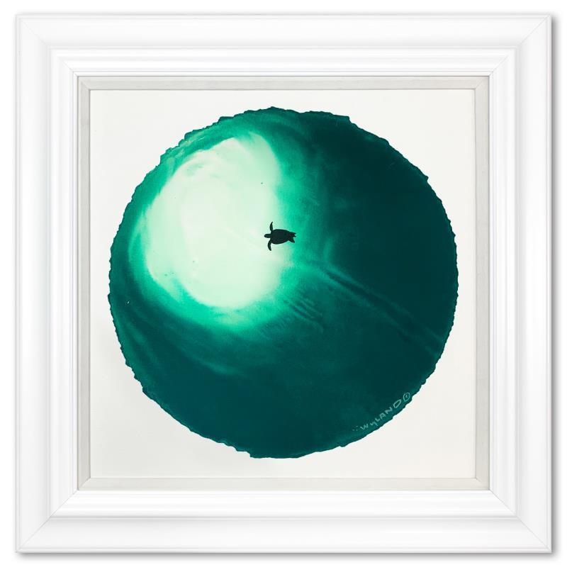 Wyland Signed "Rising from the Deep" 30x30 Custom Framed Original Painting (PA) at PristineAuction.com Wyland Signed "Rising from the Deep" 30x30 Custom Framed Original Painting (PA) at PristineAuction.com