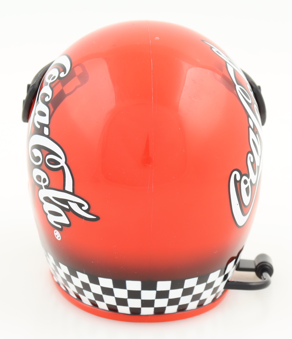 Dale Earnhardt Sr. Coca-Cola Mini Helmet Statue with Dome Display Case at PristineAuction.com Dale Earnhardt Sr. Coca-Cola Mini Helmet Statue with Dome Display Case at PristineAuction.com