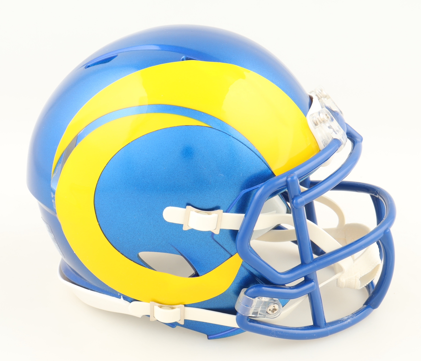 Odell Beckham Jr. Signed Rams Super Bowl LVI Logo Speed Mini Helmet (Beckett) at PristineAuction.com Odell Beckham Jr. Signed Rams Super Bowl LVI Logo Speed Mini Helmet (Beckett) at PristineAuction.com