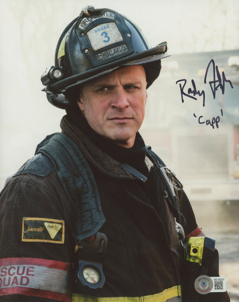 Randy Flagler Signed "Chicago Fire" 8x10 Photo Inscribed "Capp