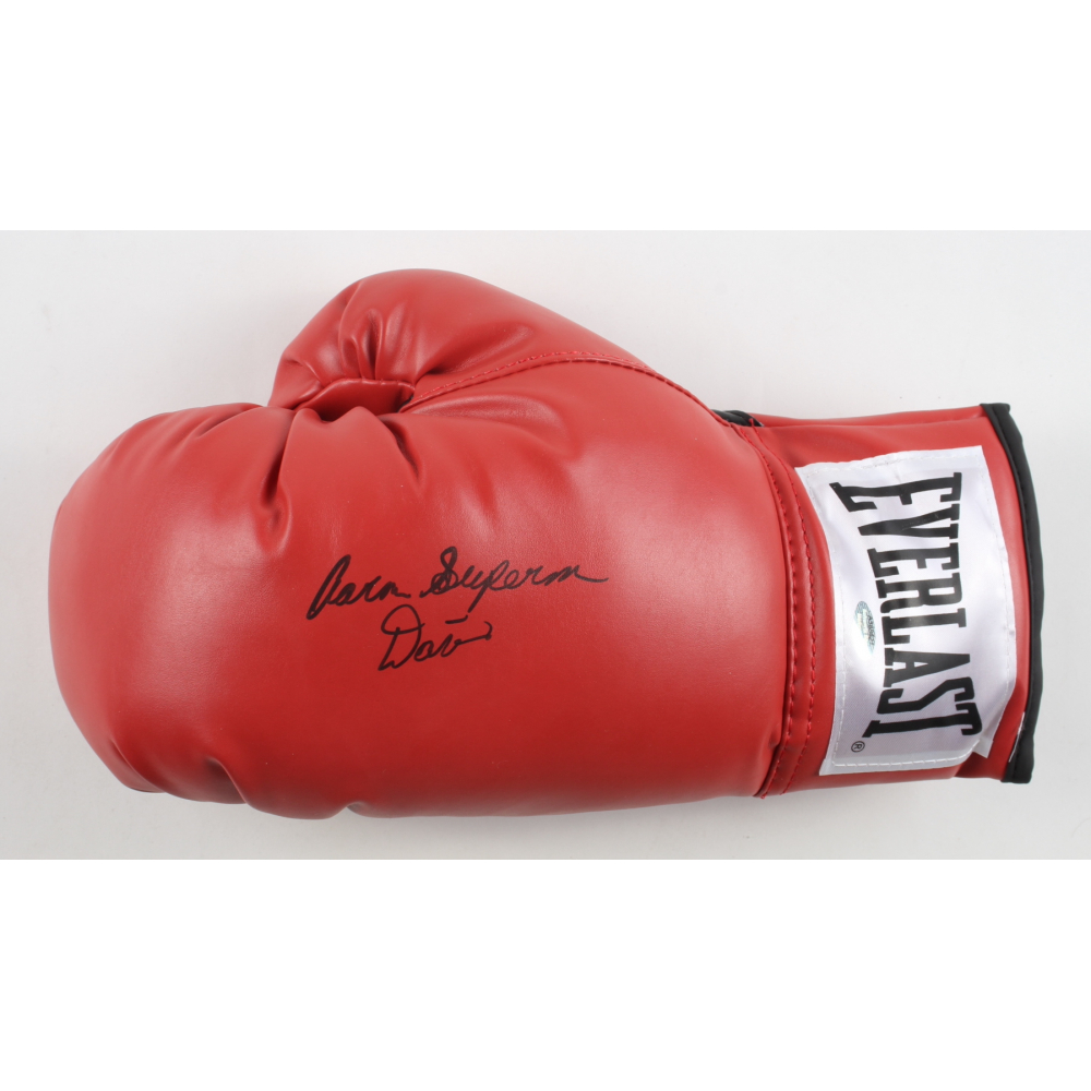 Aaron Davis Signed Everlast Boxing Glove Inscribed "Superman" (Schwartz