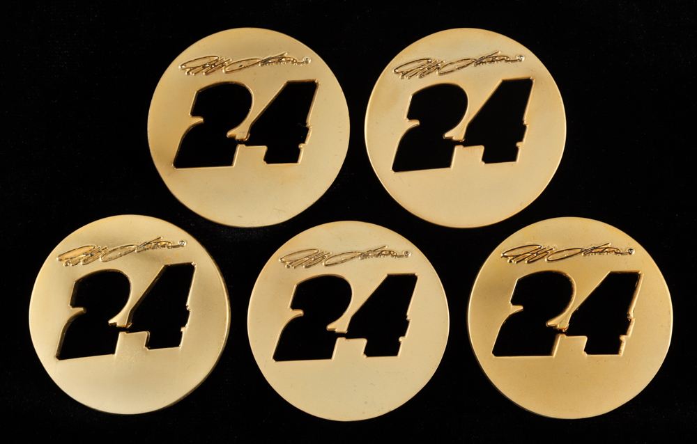 Jeff Gordon Commemorative Coin Set with Case at PristineAuction.com Jeff Gordon Commemorative Coin Set with Case at PristineAuction.com