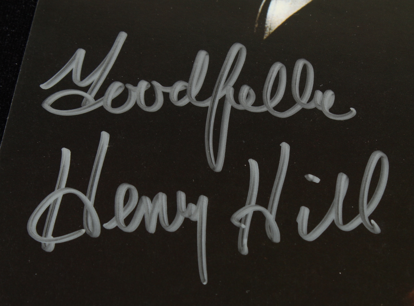 Henry Hill & Nicholas Pileggi Signed "Goodfellas" 11x17 Poster Inscribed "Goodfella" (JSA & PSA) at PristineAuction.com Henry Hill & Nicholas Pileggi Signed "Goodfellas" 11x17 Poster Inscribed "Goodfella" (JSA & PSA) at PristineAuction.com