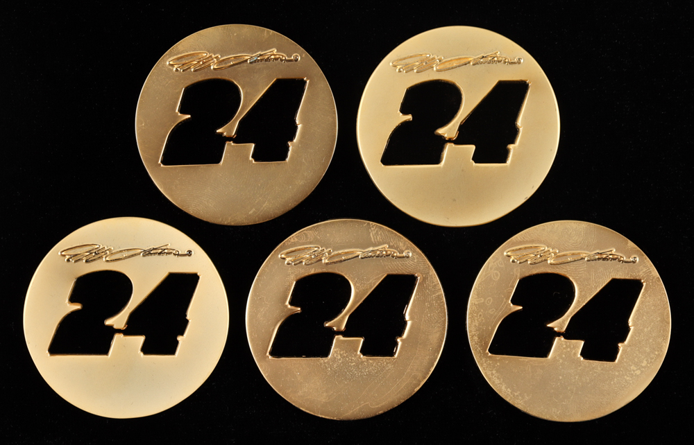 Jeff Gordon Commemorative Coin Set with Case at PristineAuction.com Jeff Gordon Commemorative Coin Set with Case at PristineAuction.com