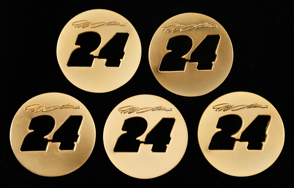 Jeff Gordon Commemorative Coin Set with Case at PristineAuction.com Jeff Gordon Commemorative Coin Set with Case at PristineAuction.com