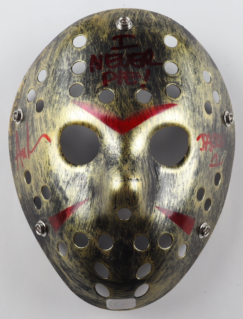 Ari Lehman Signed "Friday the 13th" Mask Inscribed "JASON 1" & "I NEVER DIE!" (Lehman) at PristineAuction.com Ari Lehman Signed "Friday the 13th" Mask Inscribed "JASON 1" & "I NEVER DIE!" (Lehman) at PristineAuction.com