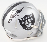 Sebastian Janikowski Signed Raiders Speed Mini Helmet (JSA) at PristineAuction.com