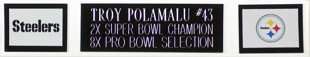 Troy Polamalu Signed Steelers Custom Framed Jersey Display (Beckett) at PristineAuction.com Troy Polamalu Signed Steelers Custom Framed Jersey Display (Beckett) at PristineAuction.com