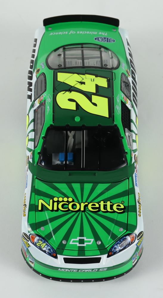 Jeff Gordon LE NASCAR #24 Dupont Nicorette 2006 Monte Carlo 1:24 Scale Diecast Car at PristineAuction.com Jeff Gordon LE NASCAR #24 Dupont Nicorette 2006 Monte Carlo 1:24 Scale Diecast Car at PristineAuction.com