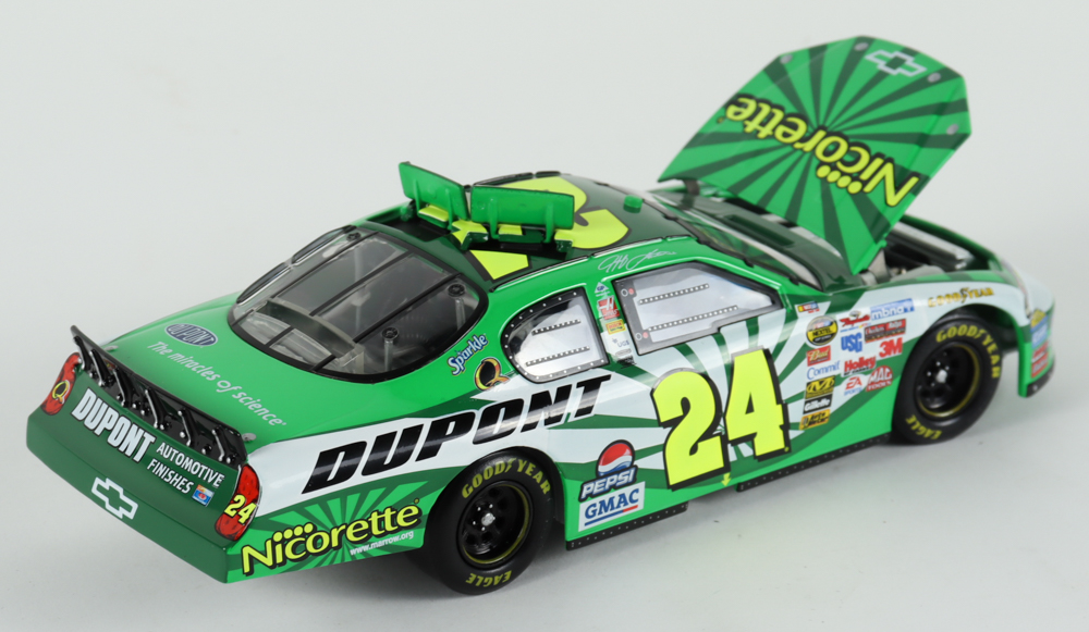 Jeff Gordon LE NASCAR #24 Dupont Nicorette 2006 Monte Carlo 1:24 Scale Diecast Car at PristineAuction.com Jeff Gordon LE NASCAR #24 Dupont Nicorette 2006 Monte Carlo 1:24 Scale Diecast Car at PristineAuction.com