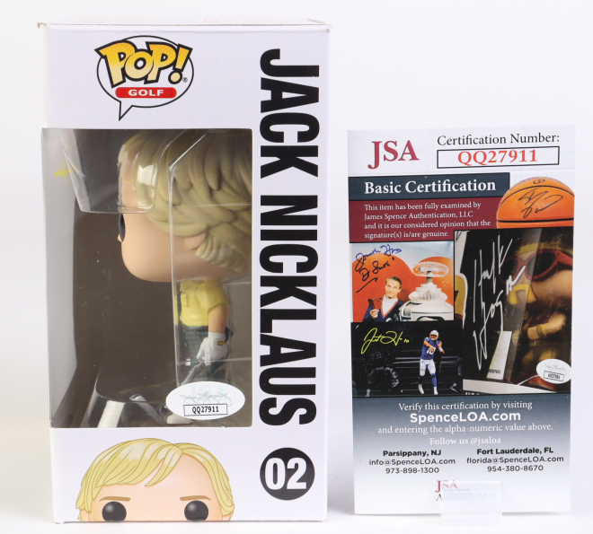 Jack Nicklaus Signed #02 Funko Pop! Vinyl Figure (JSA) at PristineAuction.com Jack Nicklaus Signed #02 Funko Pop! Vinyl Figure (JSA) at PristineAuction.com