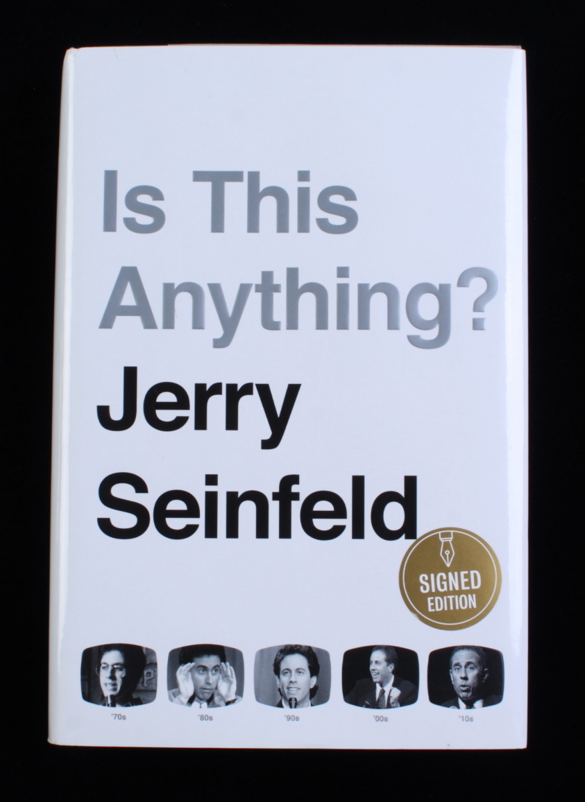 Jerry Seinfeld Signed "Is This Anything?" Hardcover Book (Beckett) at PristineAuction.com Jerry Seinfeld Signed "Is This Anything?" Hardcover Book (Beckett) at PristineAuction.com