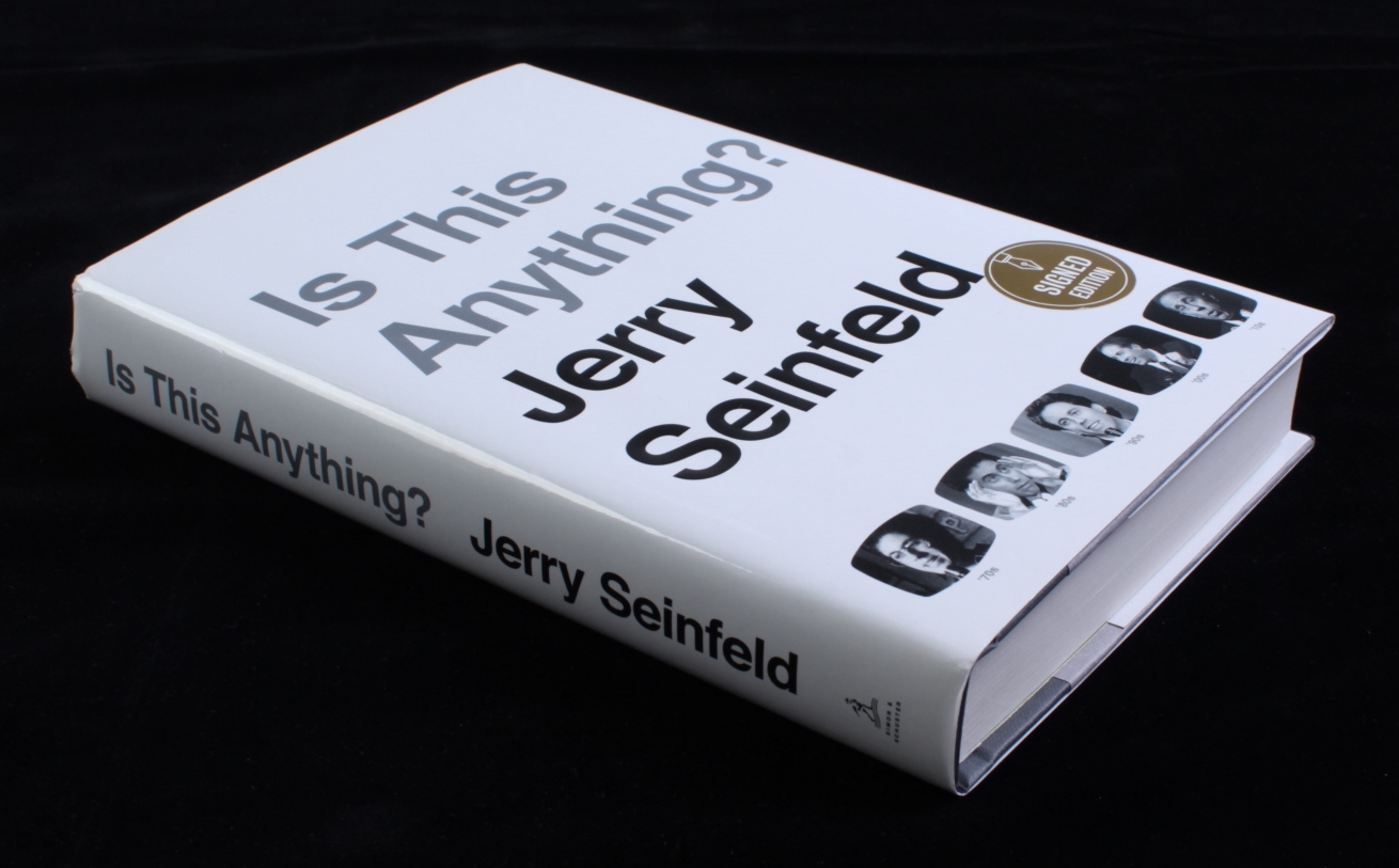 Jerry Seinfeld Signed "Is This Anything?" Hardcover Book (Beckett) at PristineAuction.com Jerry Seinfeld Signed "Is This Anything?" Hardcover Book (Beckett) at PristineAuction.com