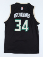 Giannis Antetokounmpo Signed Bucks Nike Authentic Jersey (JSA) at PristineAuction.com