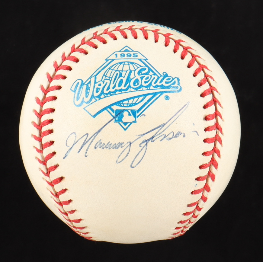 Marquis Grissom Signed 1995 World Series Logo Baseball (Beckett) at PristineAuction.com Marquis Grissom Signed 1995 World Series Logo Baseball (Beckett) at PristineAuction.com