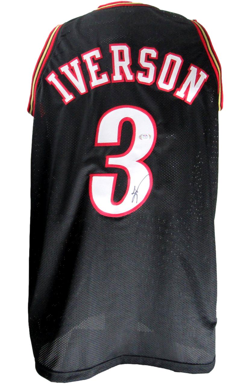 Allen Iverson Signed Jersey (PSA) at PristineAuction.com Allen Iverson Signed Jersey (PSA) at PristineAuction.com