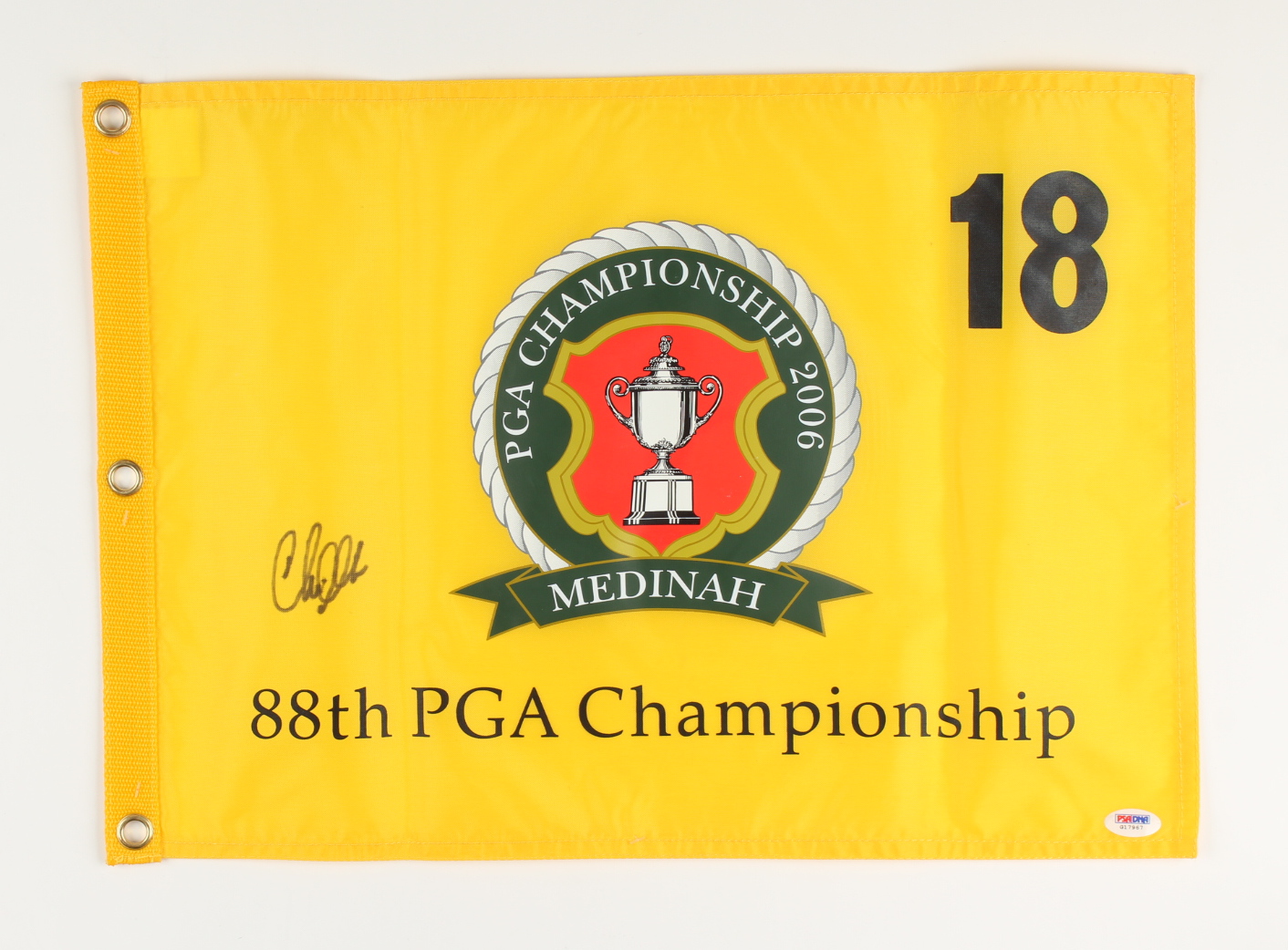 Chris DiMarco Signed 88th PGA Championship Golf Pin Flag (PSA) at PristineAuction.com Chris DiMarco Signed 88th PGA Championship Golf Pin Flag (PSA) at PristineAuction.com