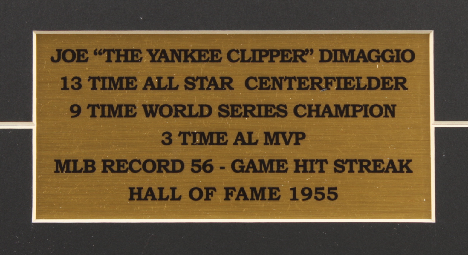 Joe DiMaggio 15x20 Custom Framed 1949 Original Camel Cigarettes Ad Display at PristineAuction.com Joe DiMaggio 15x20 Custom Framed 1949 Original Camel Cigarettes Ad Display at PristineAuction.com