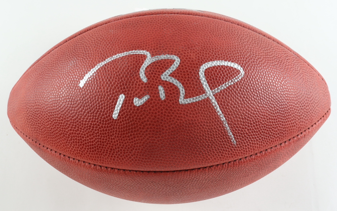 Tom Brady Signed "The Duke" Super Bowl XLIX Logo NFL Official Game Ball (Fanatics) at PristineAuction.com Tom Brady Signed "The Duke" Super Bowl XLIX Logo NFL Official Game Ball (Fanatics) at PristineAuction.com