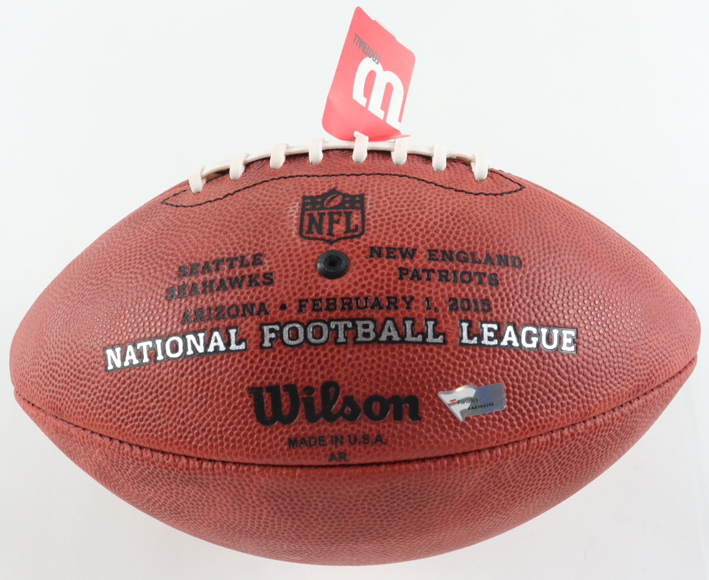 Tom Brady Signed "The Duke" Super Bowl XLIX Logo NFL Official Game Ball (Fanatics) at PristineAuction.com Tom Brady Signed "The Duke" Super Bowl XLIX Logo NFL Official Game Ball (Fanatics) at PristineAuction.com