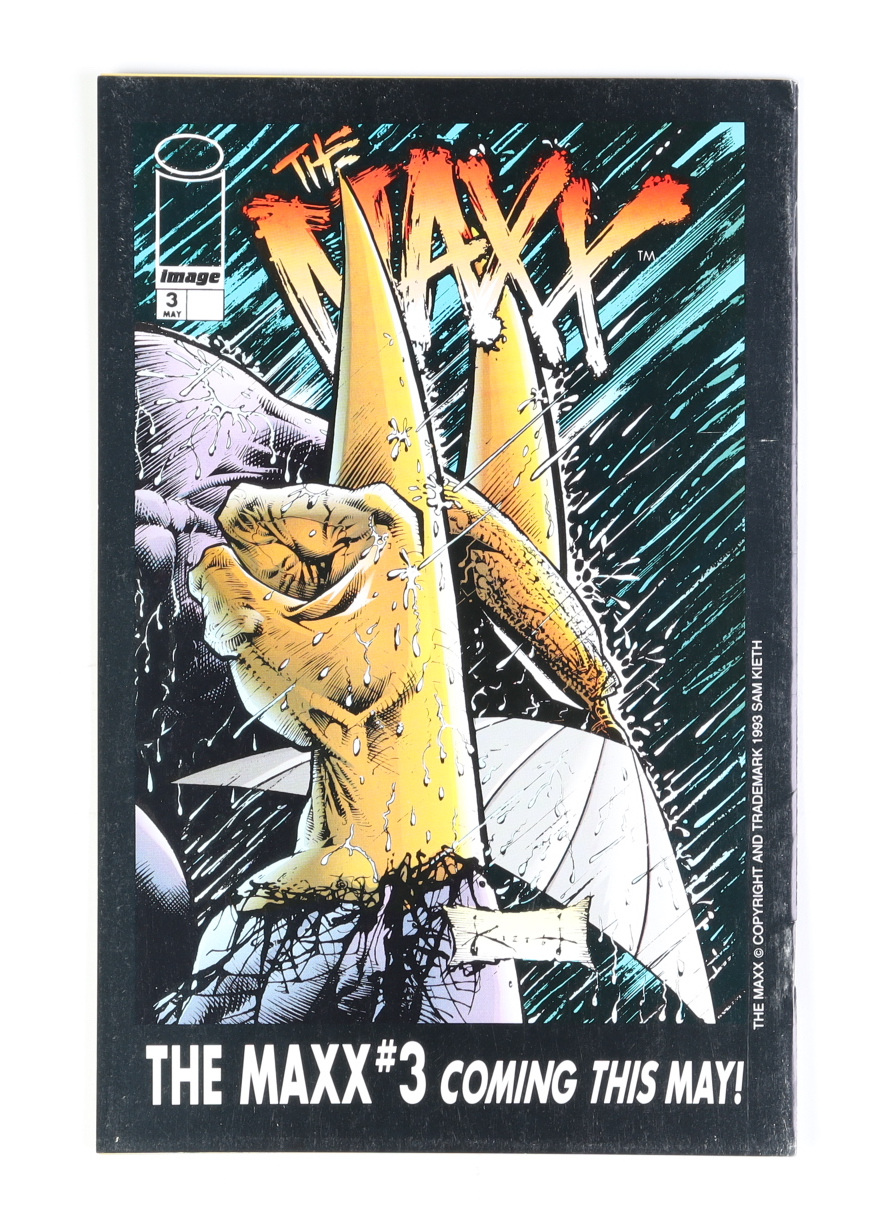 1993 "The Maxx" Issue #2 Image Comic Book at PristineAuction.com 1993 "The Maxx" Issue #2 Image Comic Book at PristineAuction.com