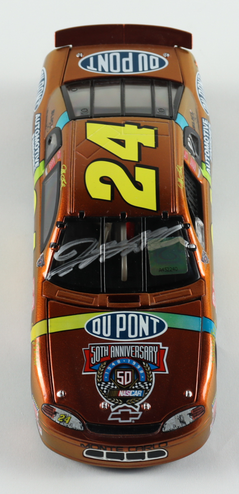 Jeff Gordon Signed LE NASCAR #24 ChromaLusion 1998 Monte Carlo 1:24 Scale Diecast Car (Gordon) at PristineAuction.com Jeff Gordon Signed LE NASCAR #24 ChromaLusion 1998 Monte Carlo 1:24 Scale Diecast Car (Gordon) at PristineAuction.com