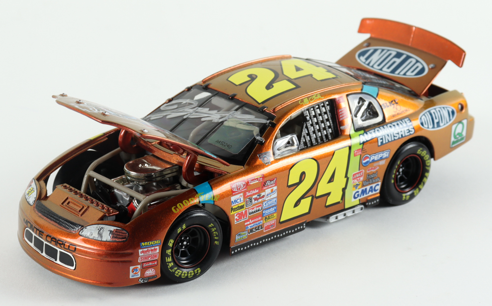 Jeff Gordon Signed LE NASCAR #24 ChromaLusion 1998 Monte Carlo 1:24 Scale Diecast Car (Gordon) at PristineAuction.com Jeff Gordon Signed LE NASCAR #24 ChromaLusion 1998 Monte Carlo 1:24 Scale Diecast Car (Gordon) at PristineAuction.com